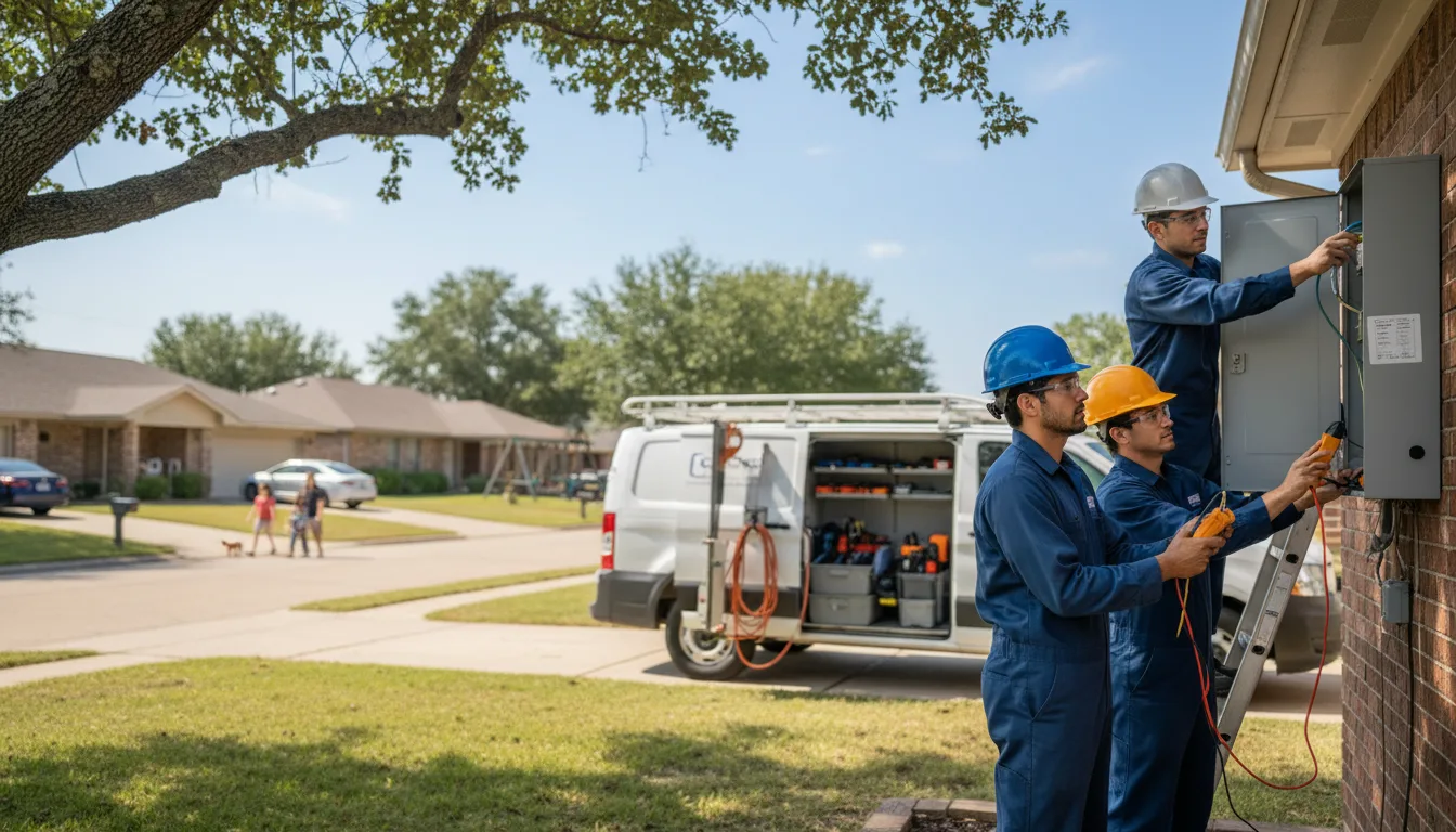 Certified electrician providing emergency electrical services in Wilmer, AL